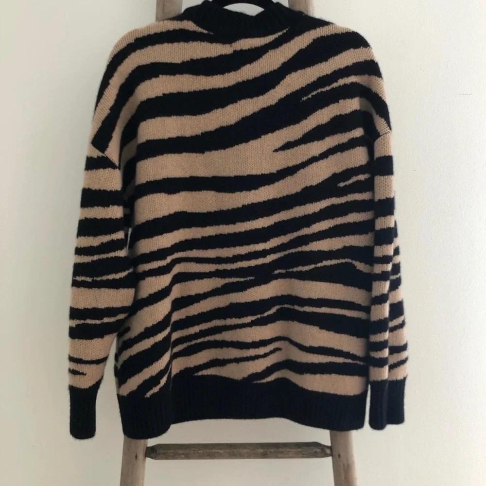 Anine Bing Cheyenne Cashmere Sweater Size L - Picture 5 of 8